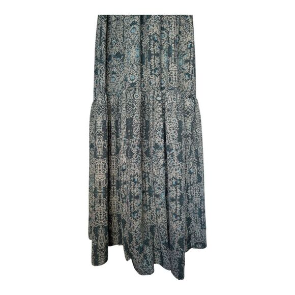 Anthropologie Ecote Tiered boho Botanical Maxi Dress Size S - Picture 4 of 12